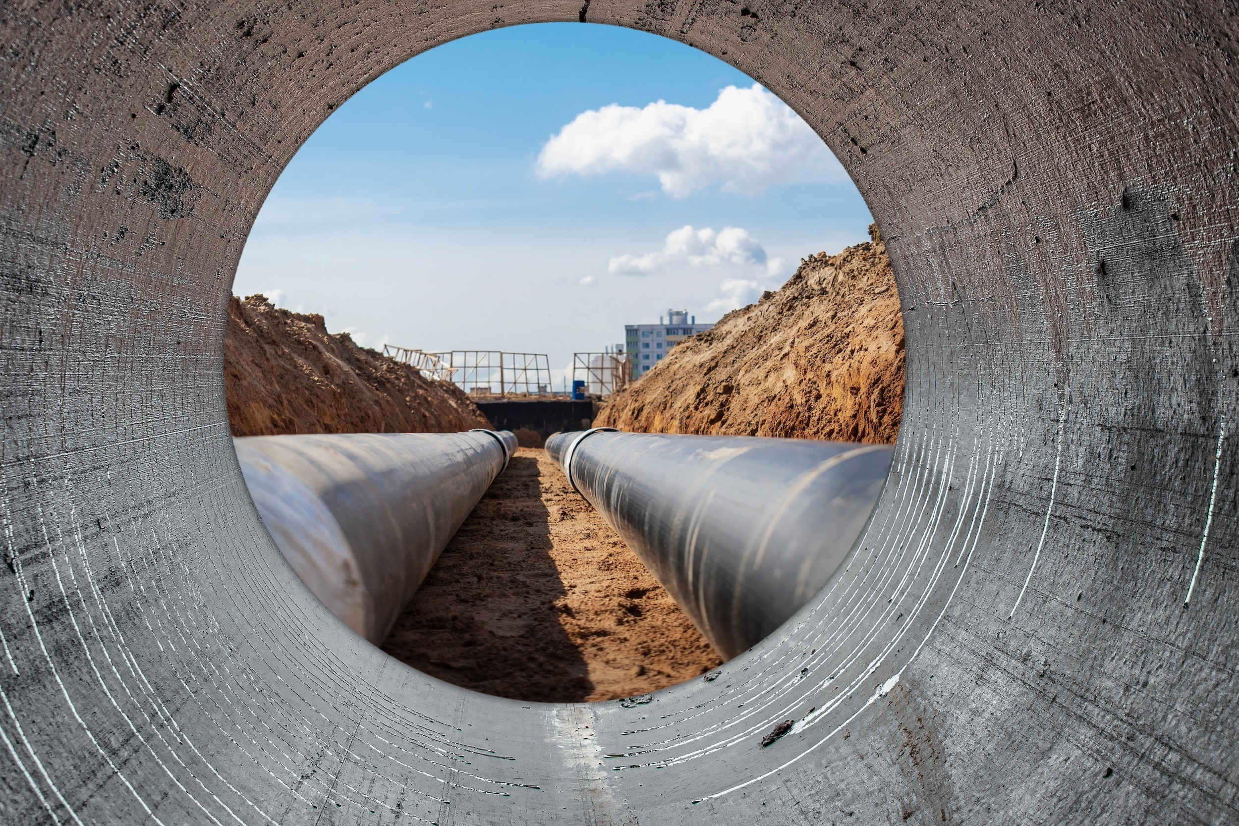 Atlantic Construction Group underground pipe